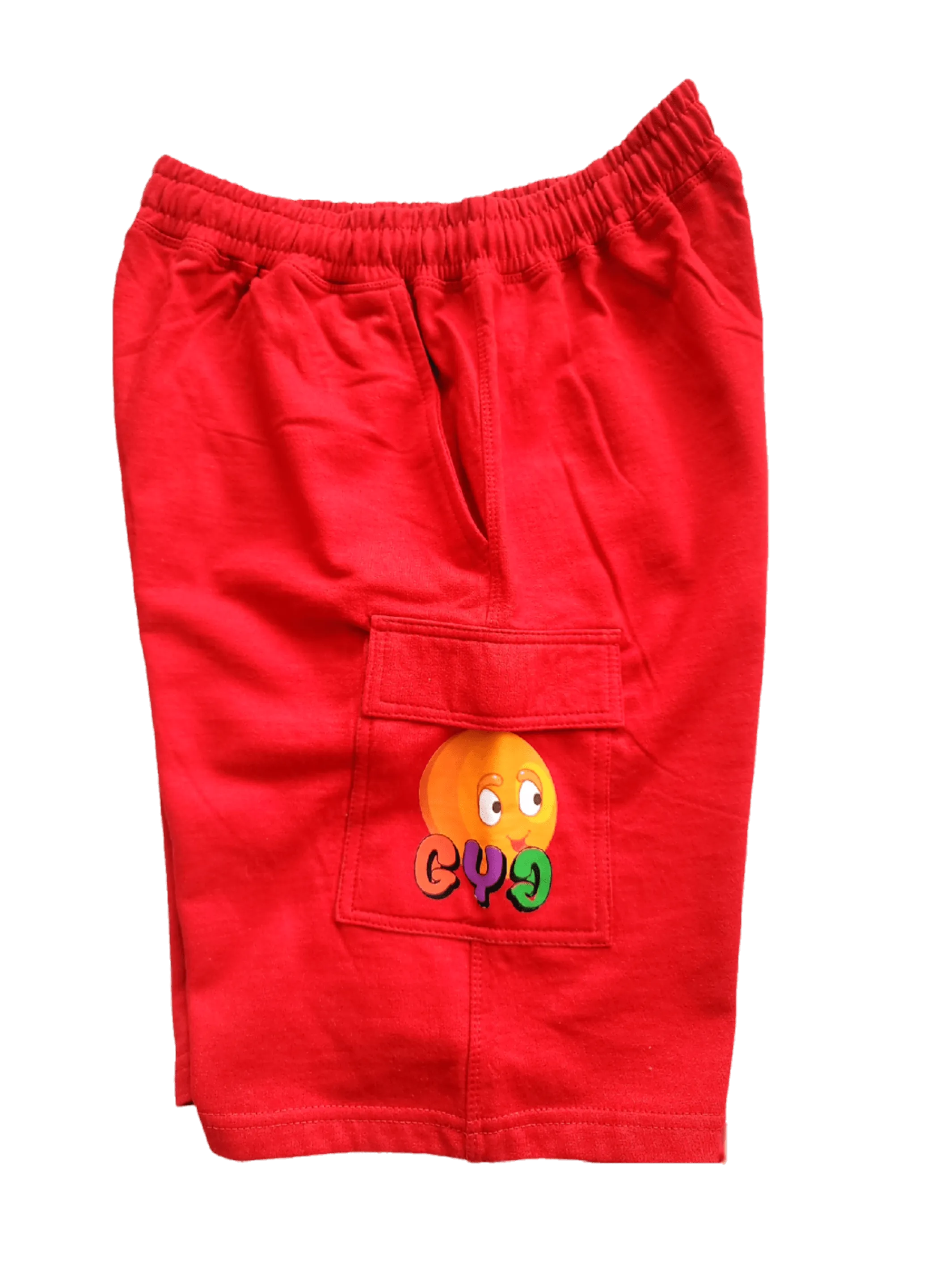 Grow Your Grit Red Cargo Shorts