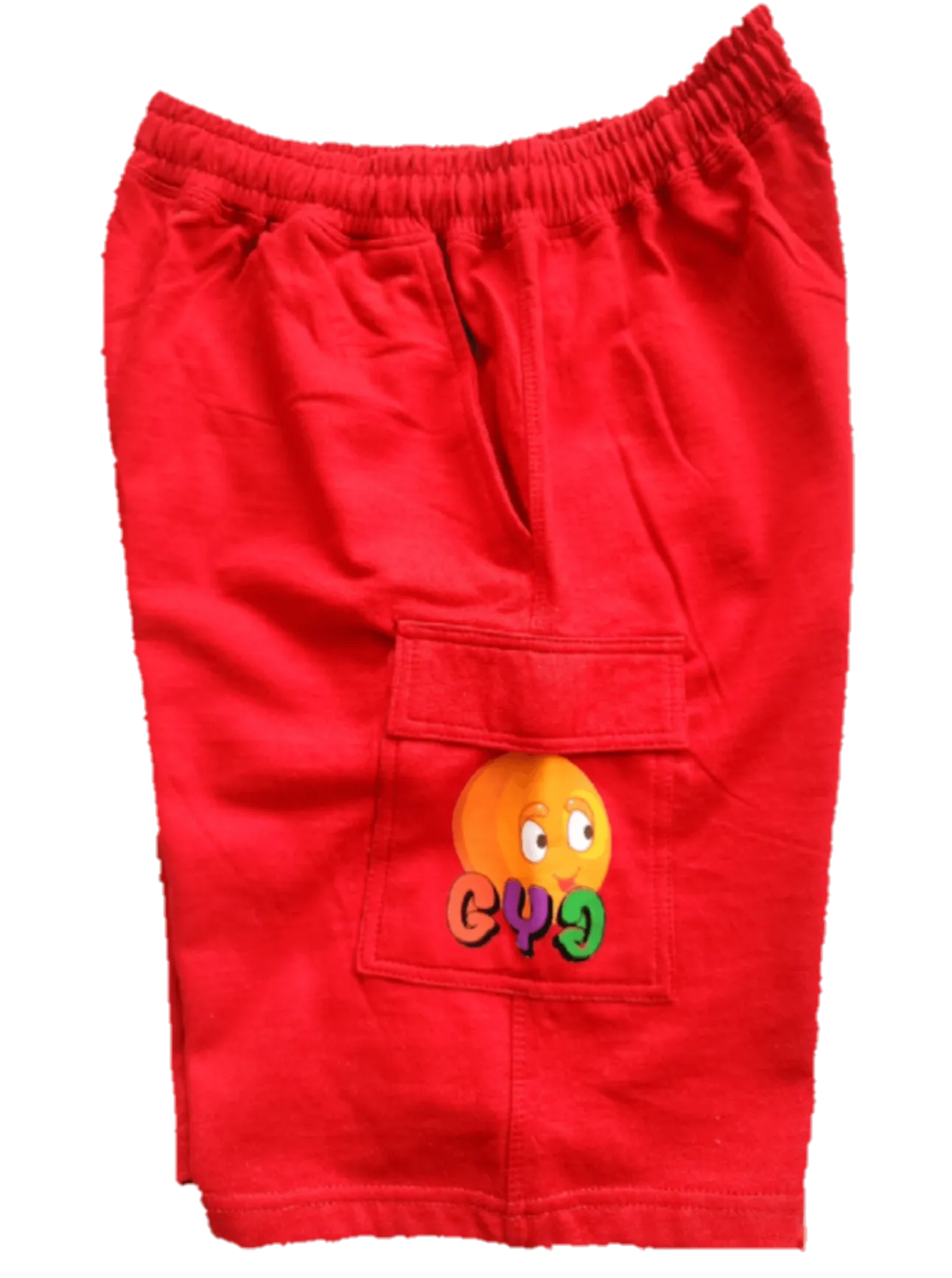 Grow Your Grit Red Cargo Shorts