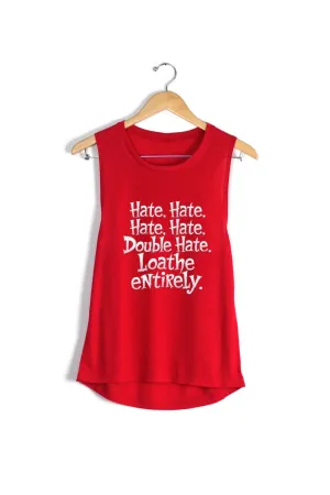 Hate, Hate, Hate Grinch Holiday Muscle Tank