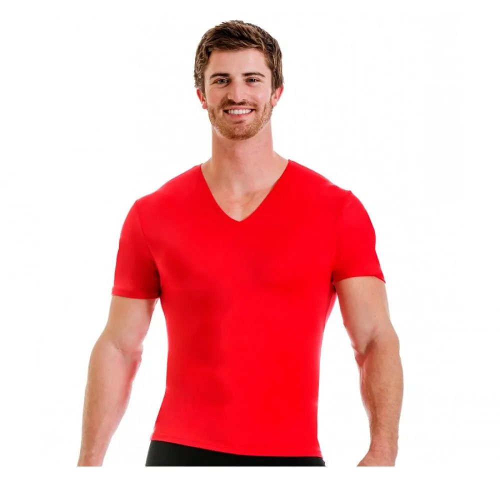 Insta Slim High Compression Short Sleeves V Neck ISVS0001