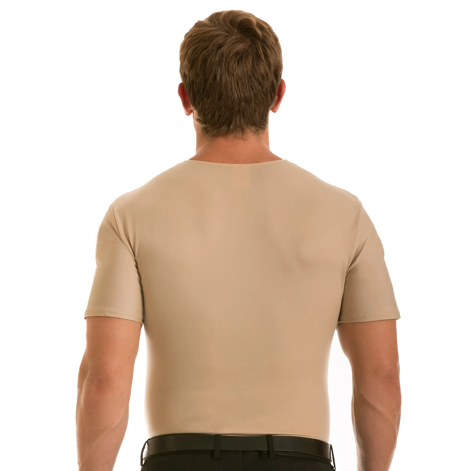 Insta Slim High Compression Short Sleeves V Neck ISVS0001