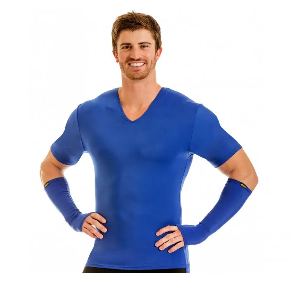 Insta Slim High Compression Short Sleeves V Neck ISVS0001