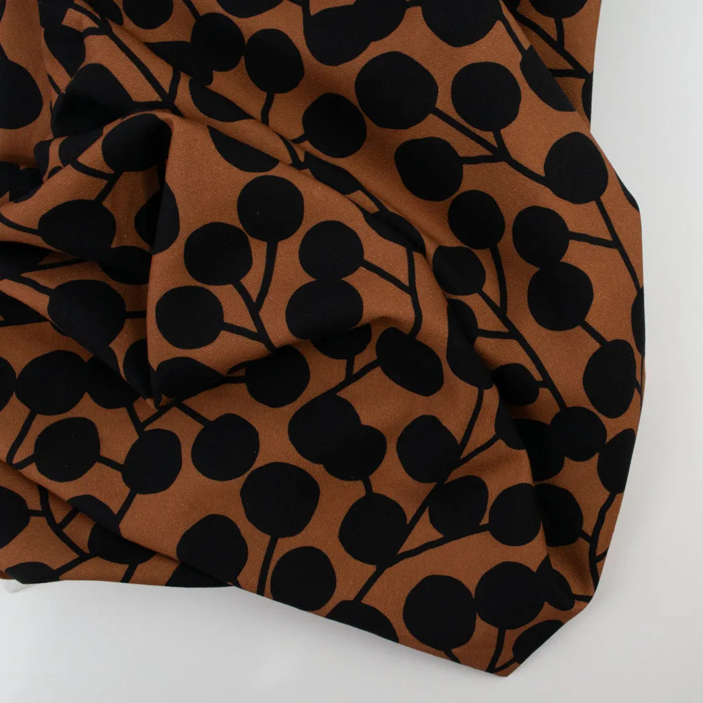 Jennifer Bouron - Cotton Viscose Twill - Ivy Brown