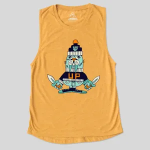 Knives Out in Mint  WOMEN'S MUSCLE TEE