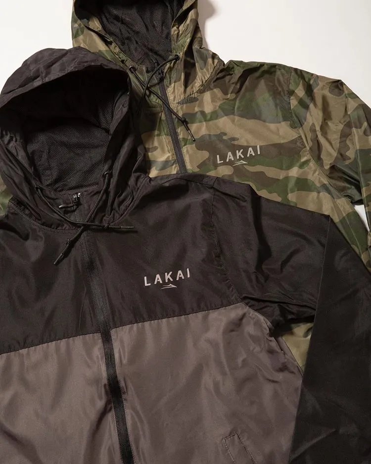 LAKAI STACKED WINDBREAKER FOREST CAMO L