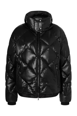 Lissi-D Sports Leather Down Ski Jacket