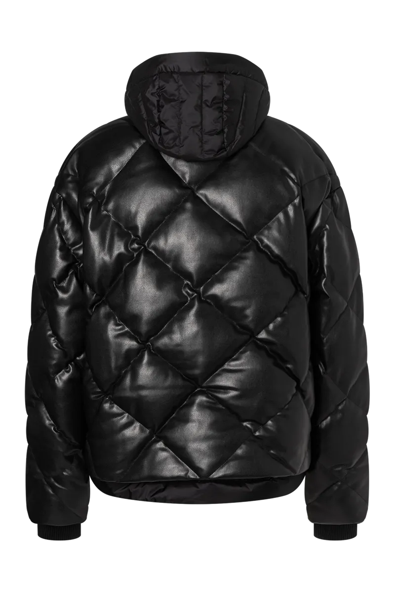 Lissi-D Sports Leather Down Ski Jacket