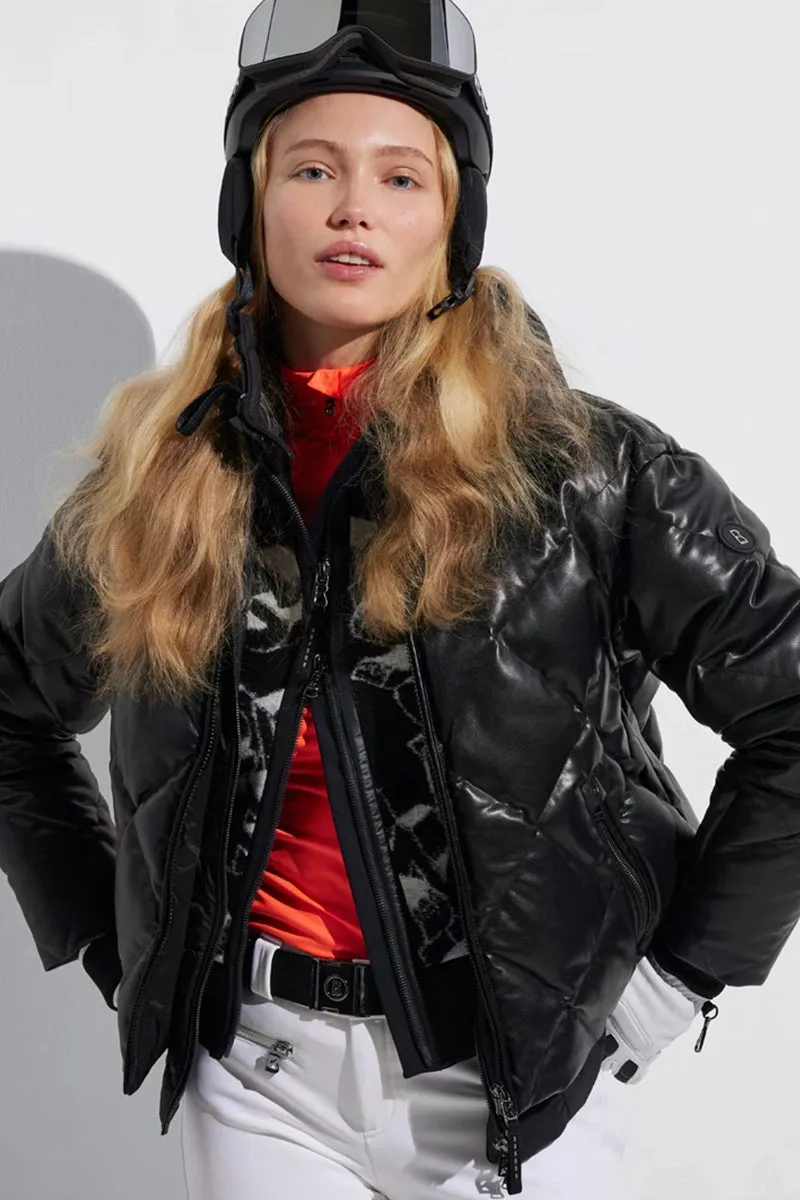 Lissi-D Sports Leather Down Ski Jacket