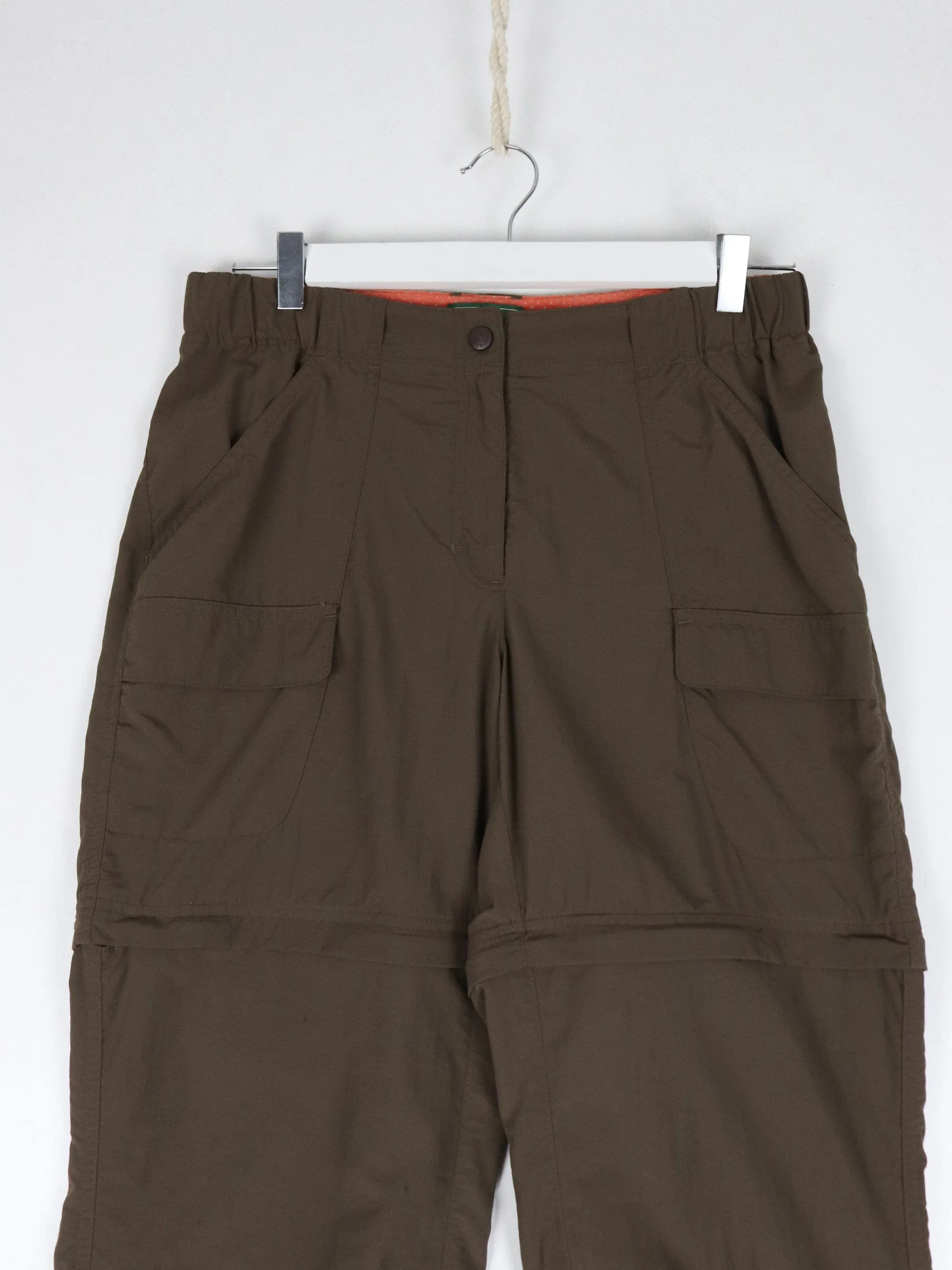 L.L. Bean Pants Womens 10 Brown Hiking Convertible