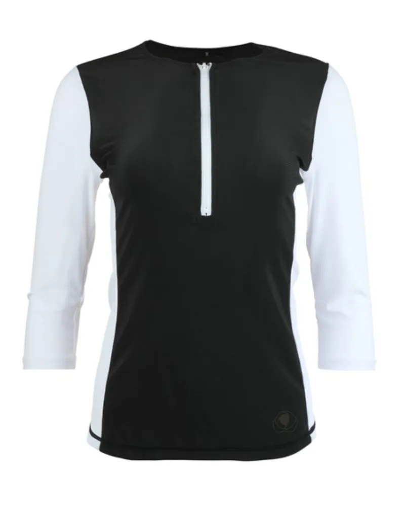 Manteau Aqua Black Rash Guard Swim Top