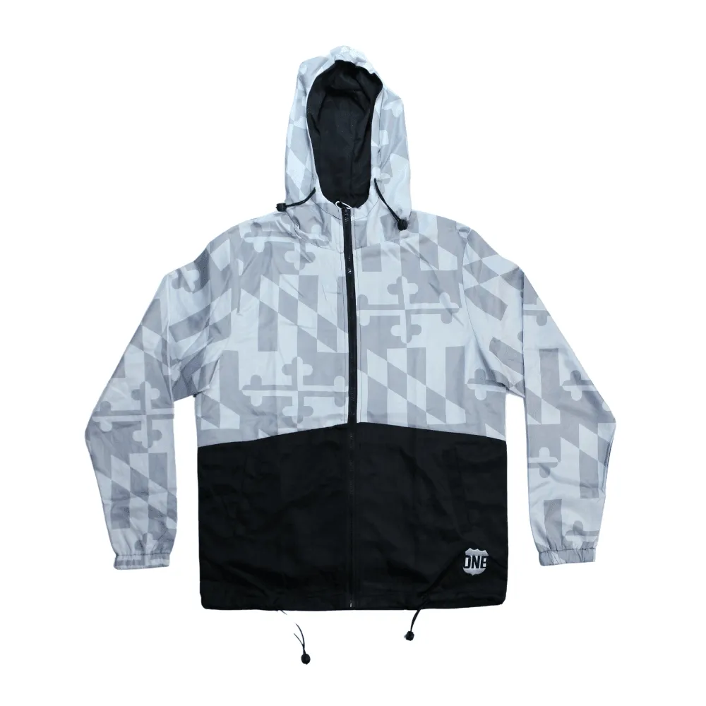Maryland Flag Whitescale / Windbreaker Jacket