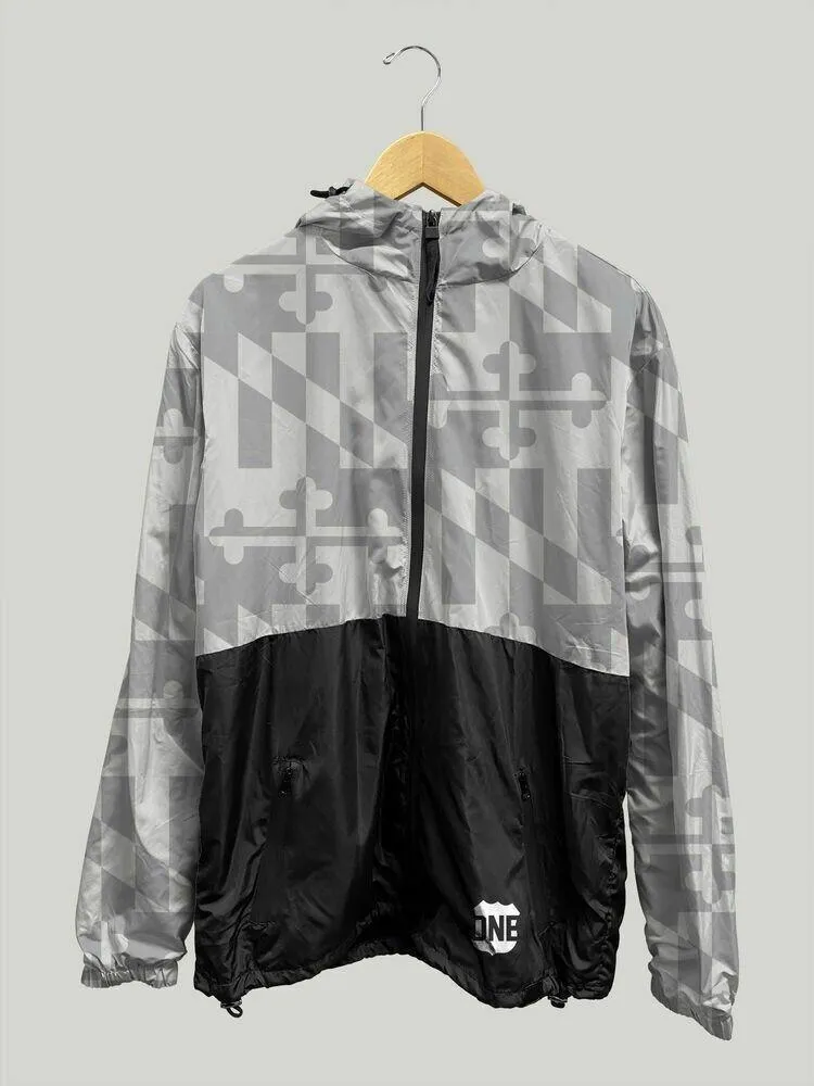Maryland Flag Whitescale / Windbreaker Jacket