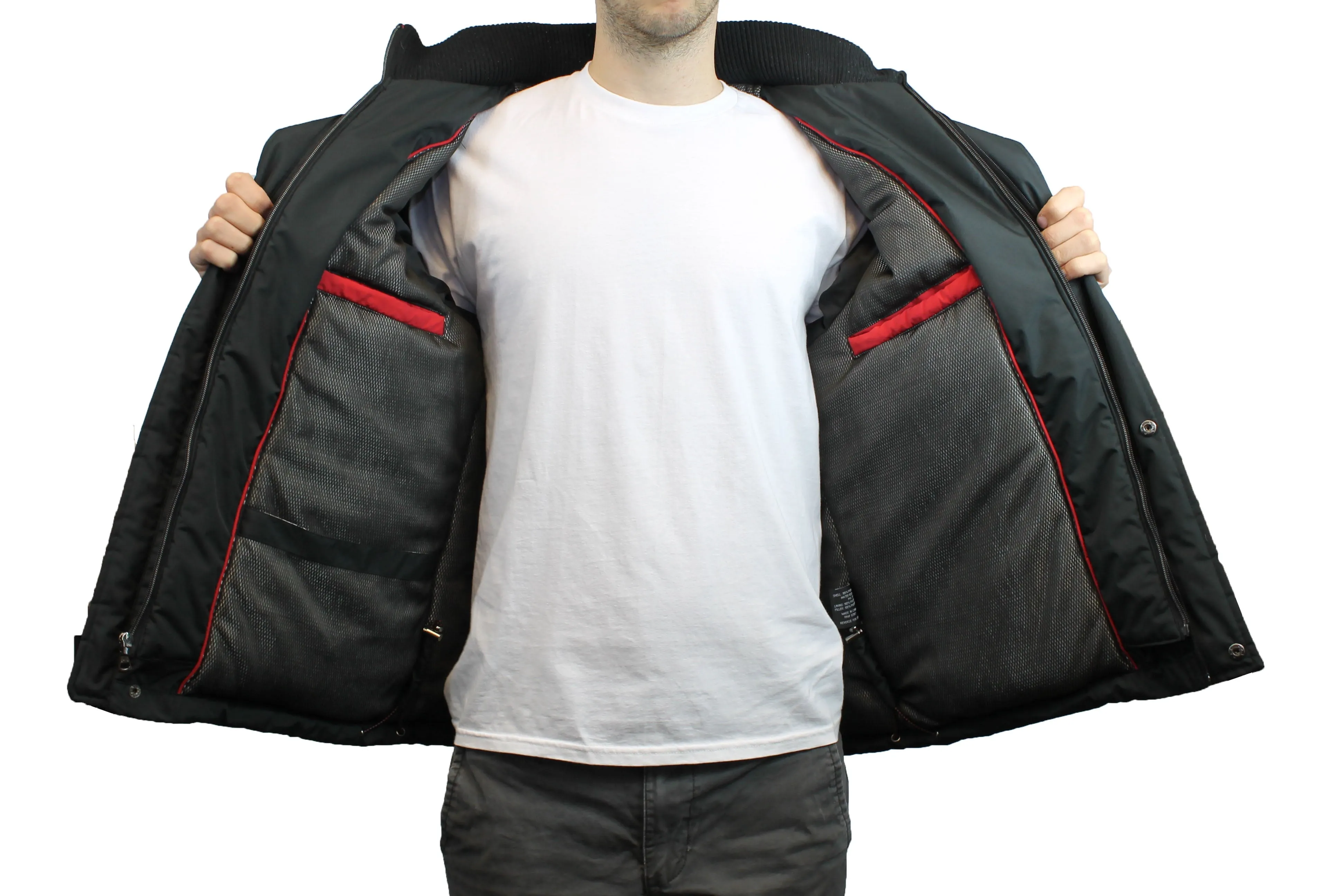 Mens Heavyweight Western Puffer Jacket