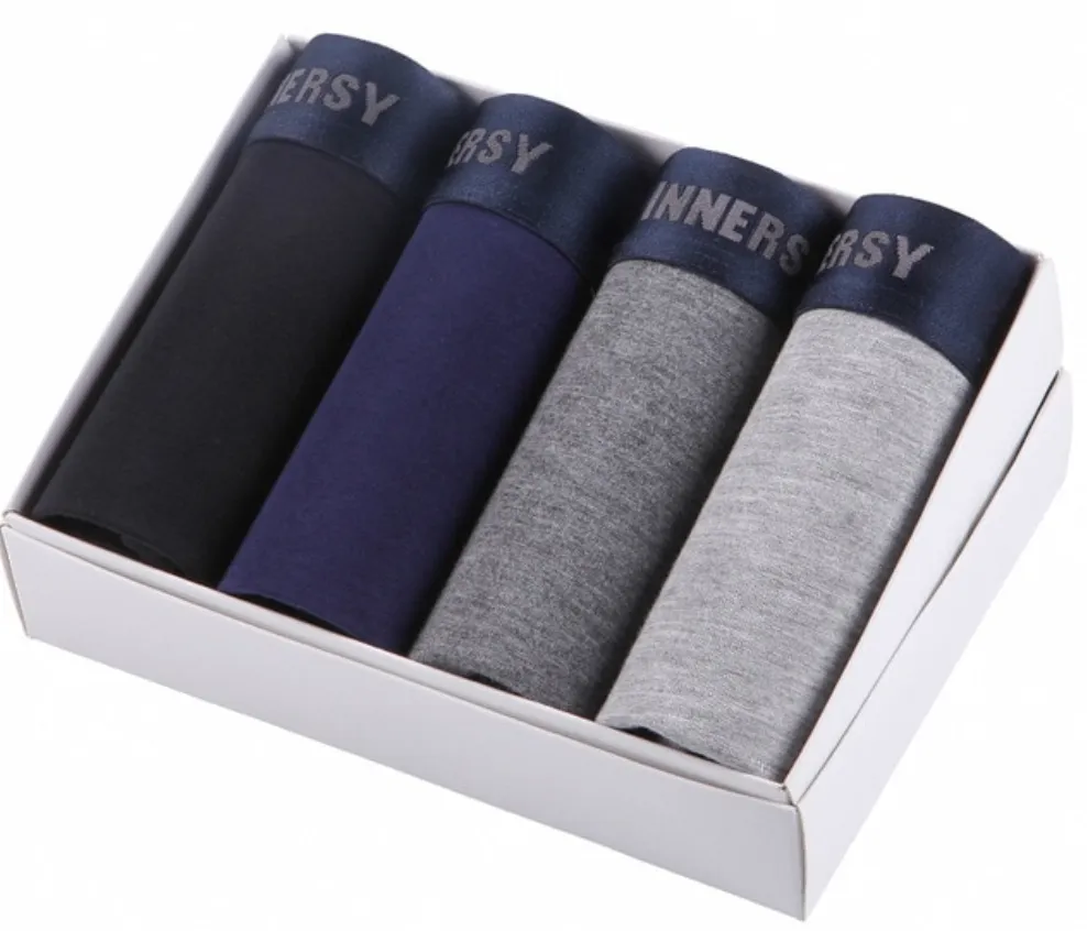 Men's Soft Polyester Boxer Underwear