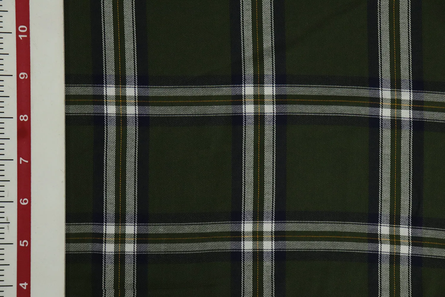 Multicolor Checks Yarn Dyed Twill Rayon Fabric