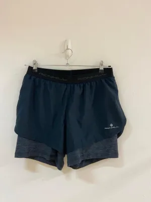 Navy Gym Shorts, Ronhill, Size 14 (Polyester)