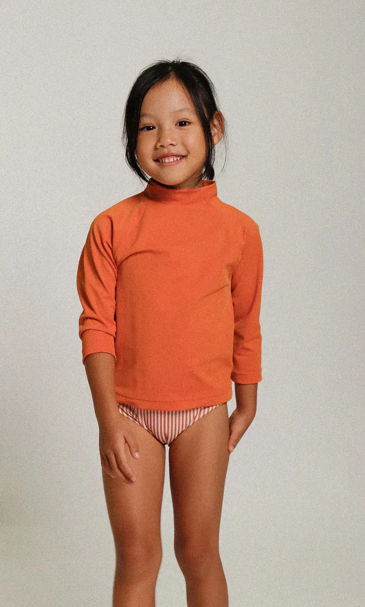 Nella Kids Rash Shirt - Mandarin