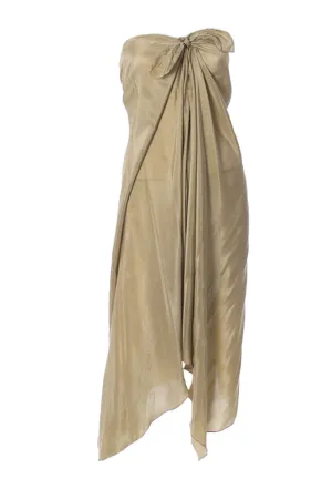 NEW vintage Ralph Lauren Collection purple label silk toga dress with original tags