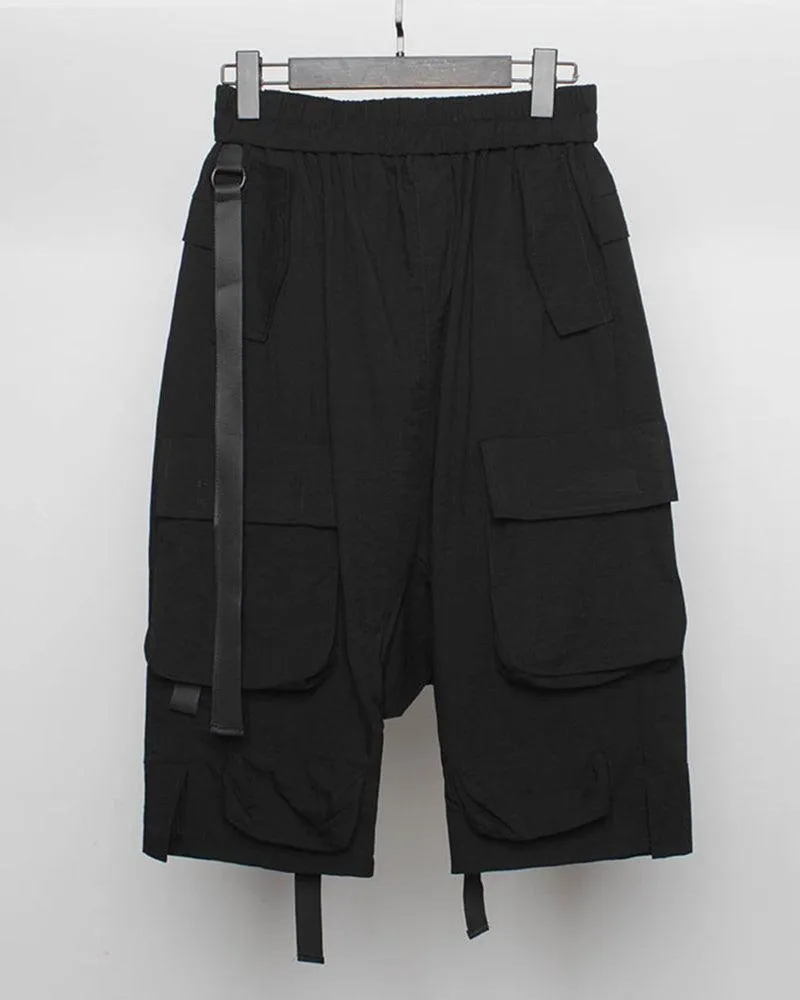 Ninja Techwear Long Cargo Shorts