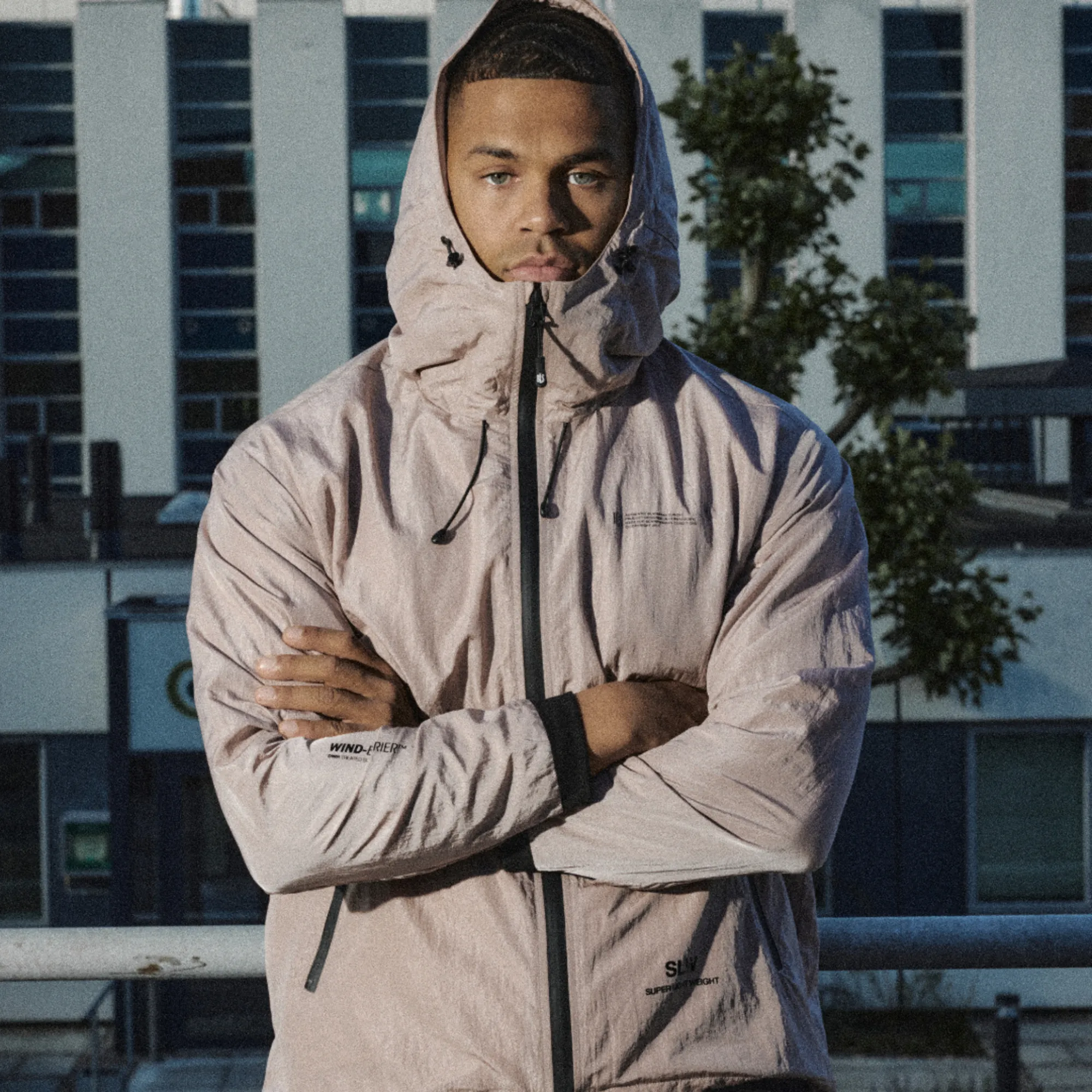Olympus Crisp Windbreaker - Dusty Red