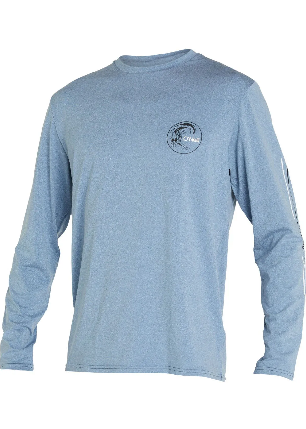 O'Neill mens rash top - Hybrid Carbon Blue Long