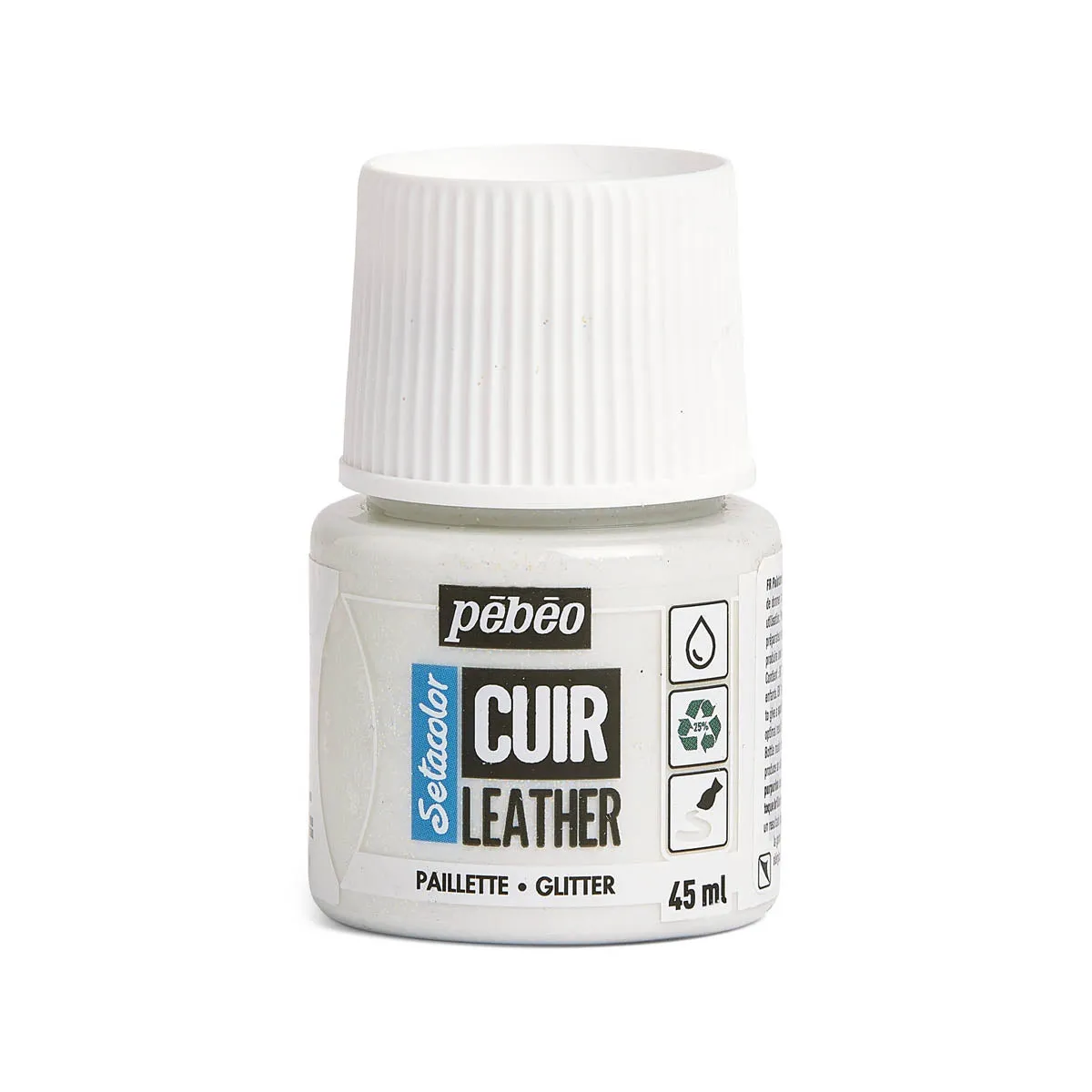 Peinture cuir acrylique Setacolor - Paillette - 45ml - Pébéo