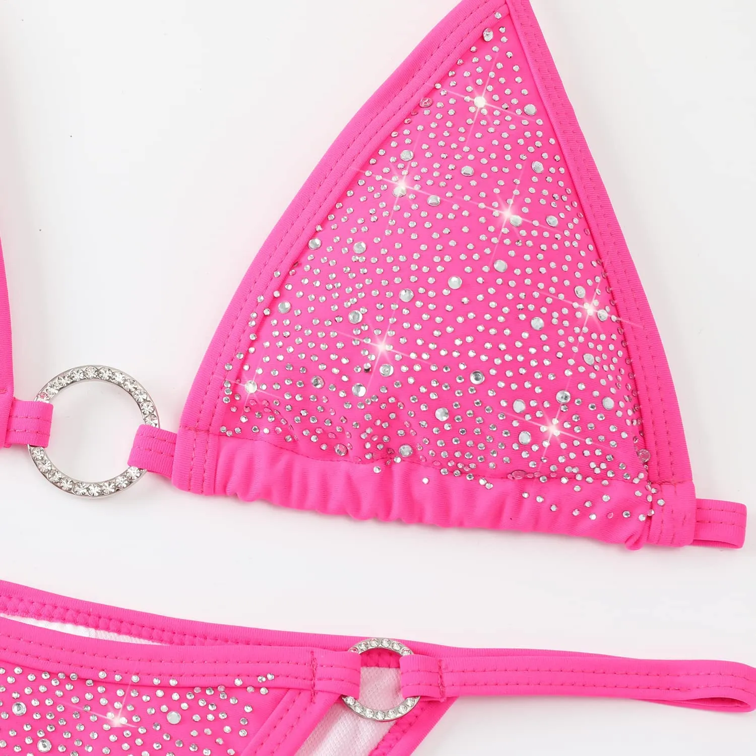 Pink String Thong Bikini