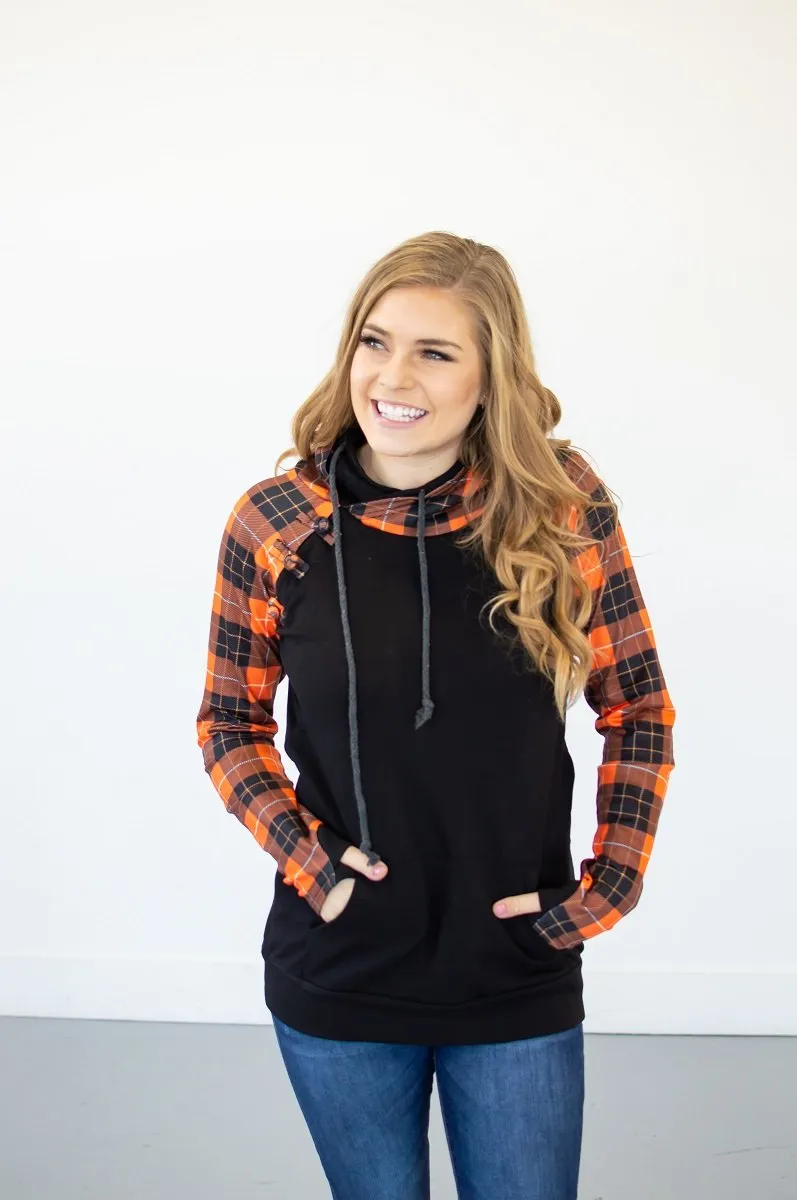 Retro Plaid Hoodie