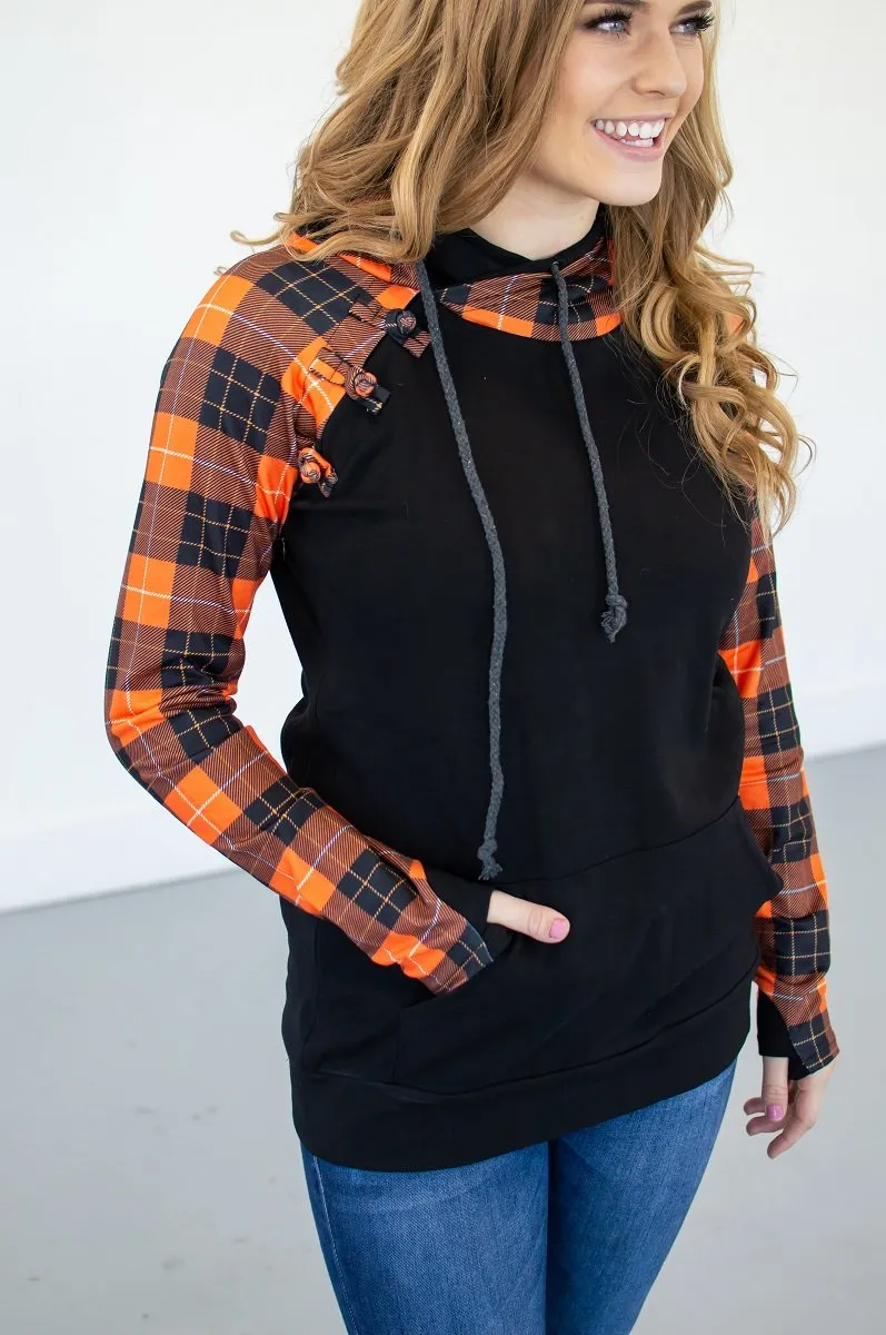 Retro Plaid Hoodie