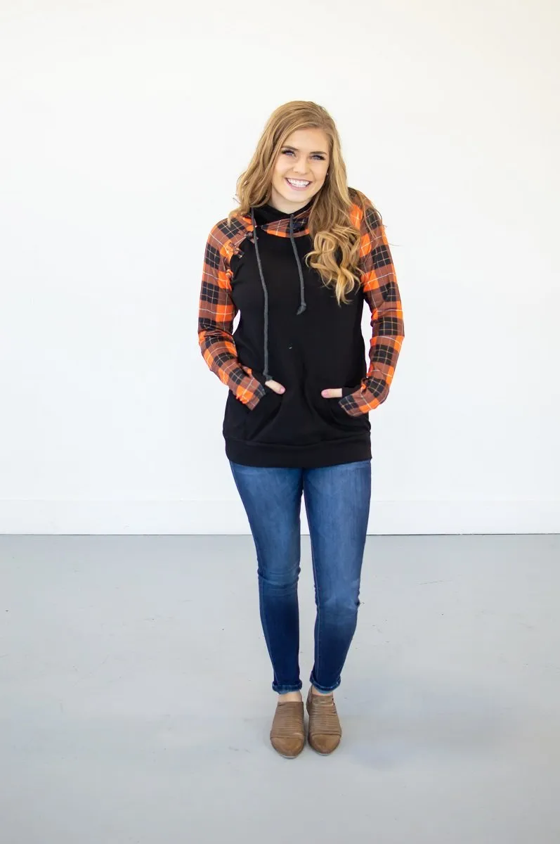 Retro Plaid Hoodie