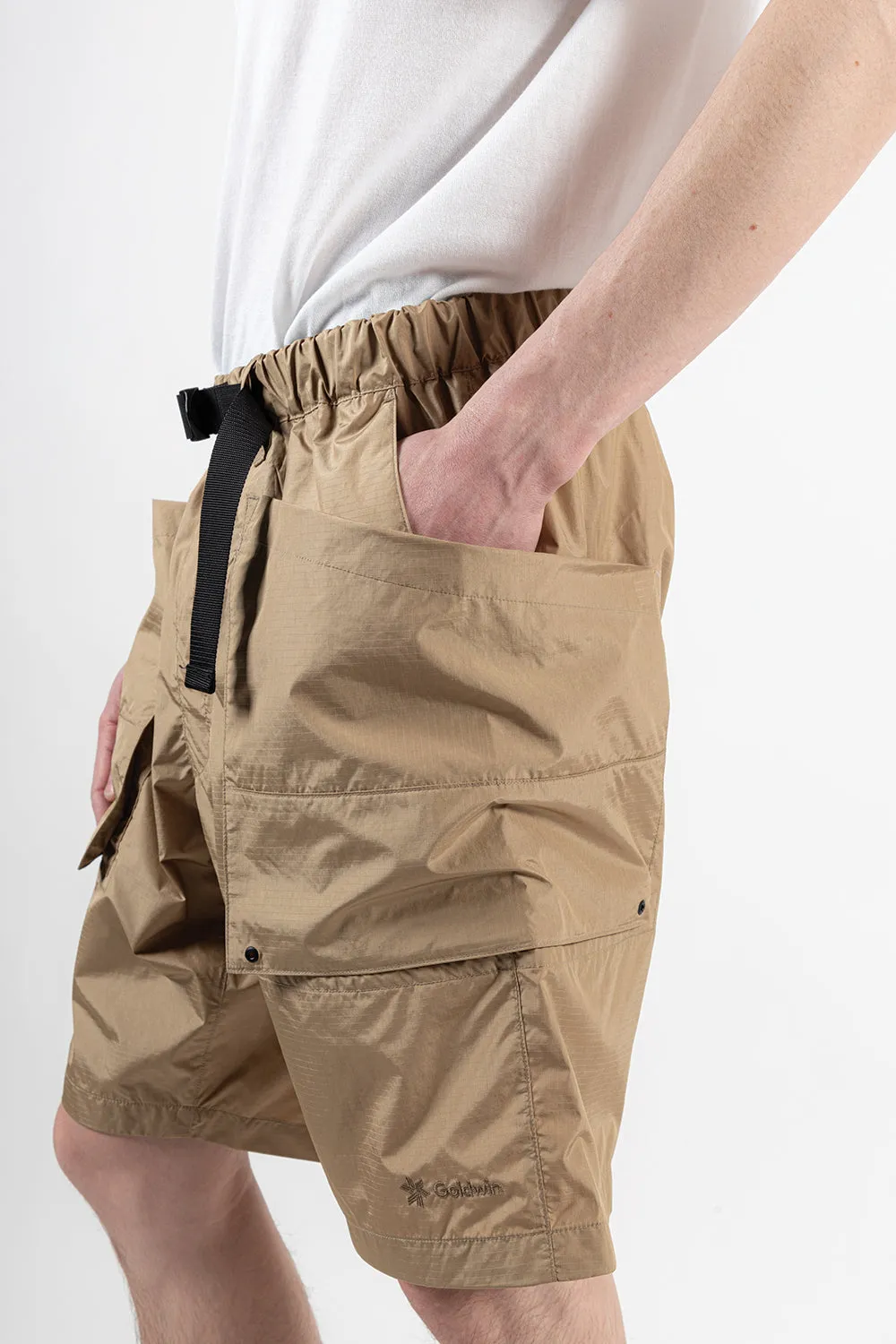 Rip-Stop Mount Cargo Shorts - Clay Beige