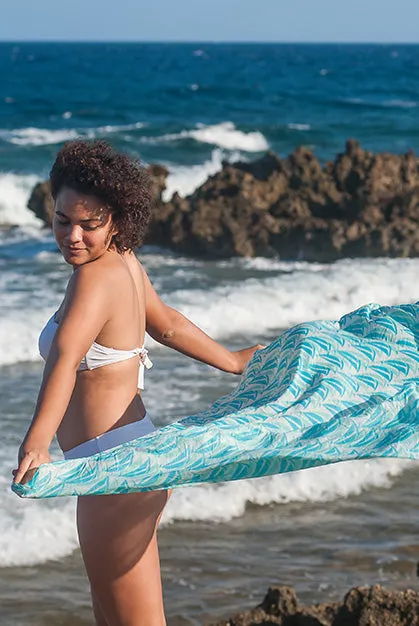 Sailaway Printed Cotton Sarong Pareo
