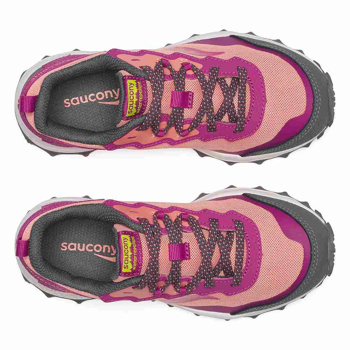 Saucony Peregrine Kids Shield - Berry/Coral