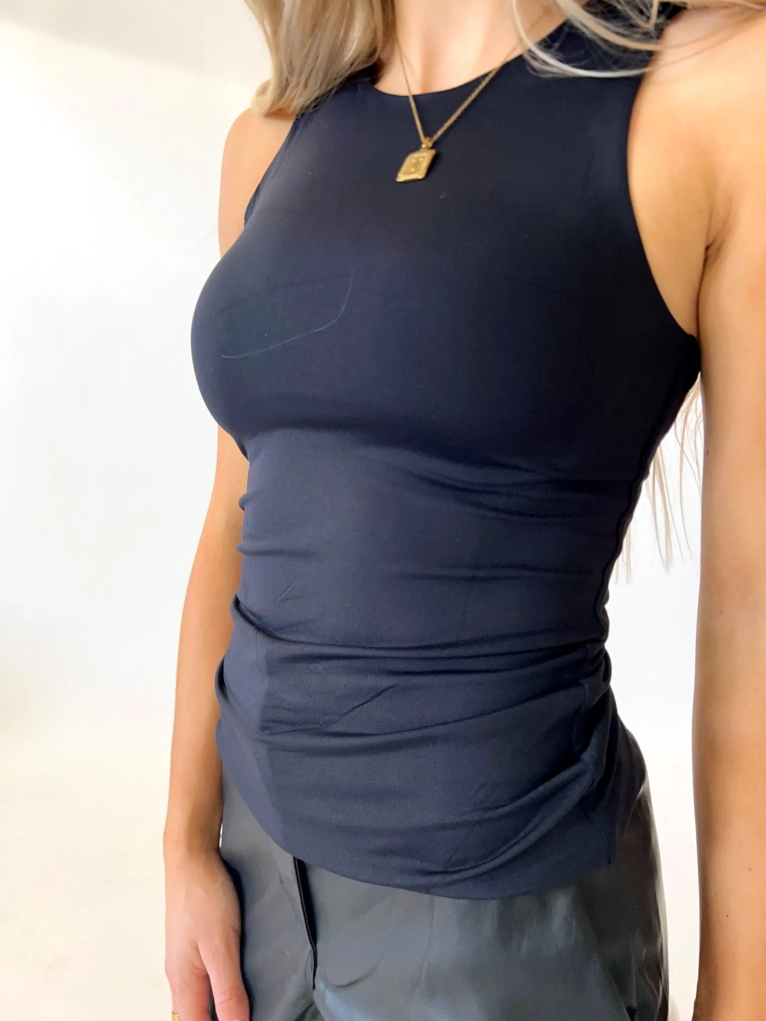 Second Skin Maria Muscle Tank | Black