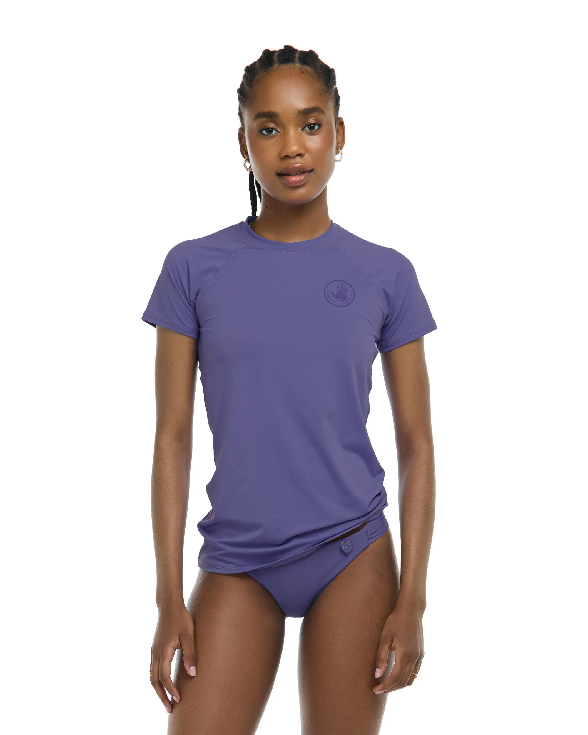 Smoothies In Motion Short Sleeve Rashguard - Iris