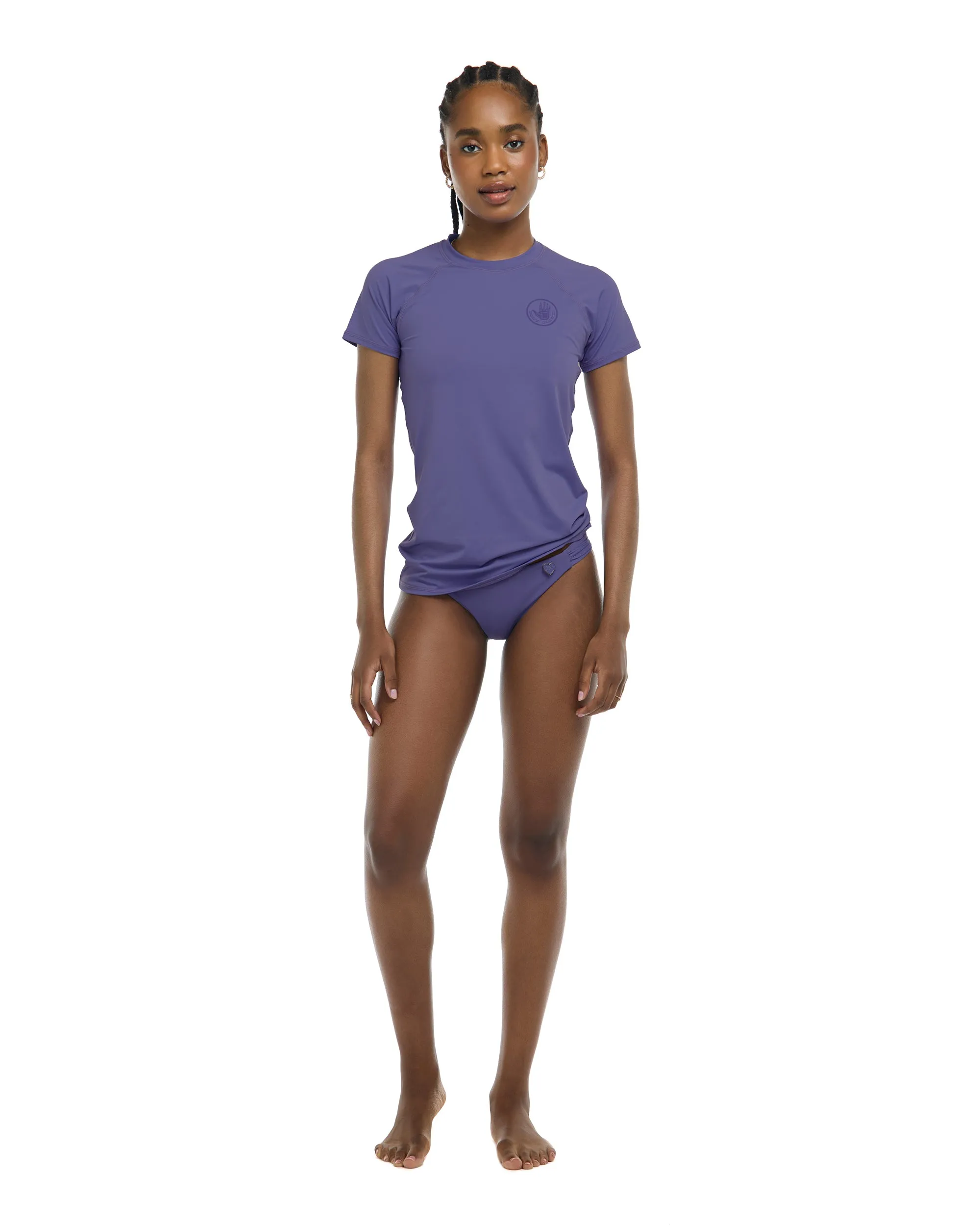 Smoothies In Motion Short Sleeve Rashguard - Iris