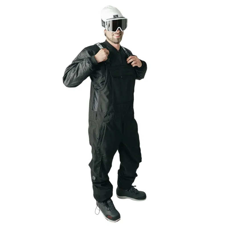 SOFTSHELL BIB PANTS - DARKSIDE