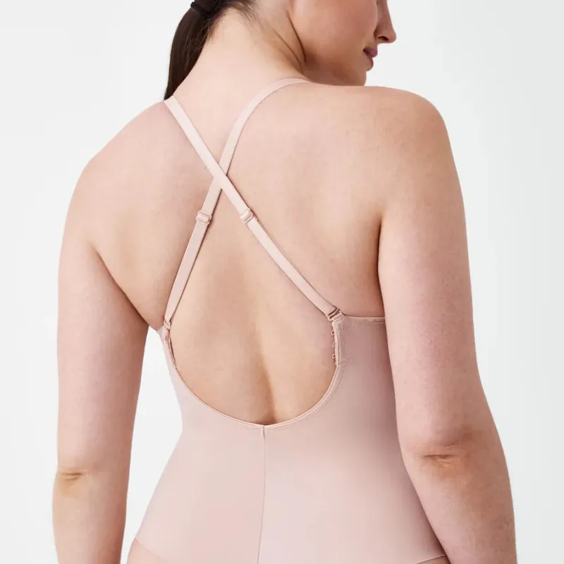 Spanx Suit Your Fancy Shaping Plunge Low-Back Thong Bodysuit