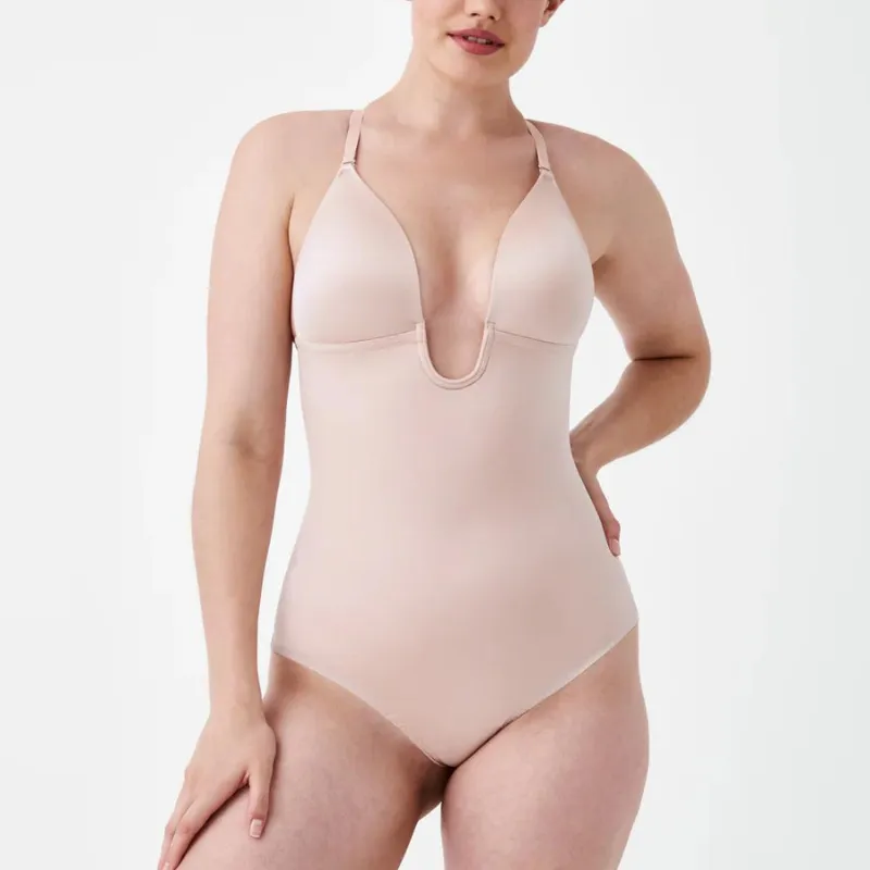 Spanx Suit Your Fancy Shaping Plunge Low-Back Thong Bodysuit