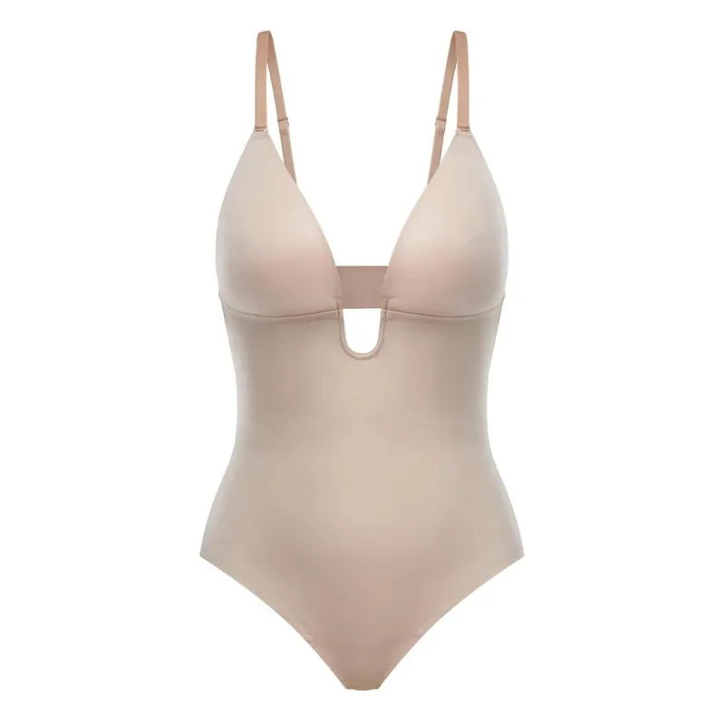 Spanx Suit Your Fancy Shaping Plunge Low-Back Thong Bodysuit