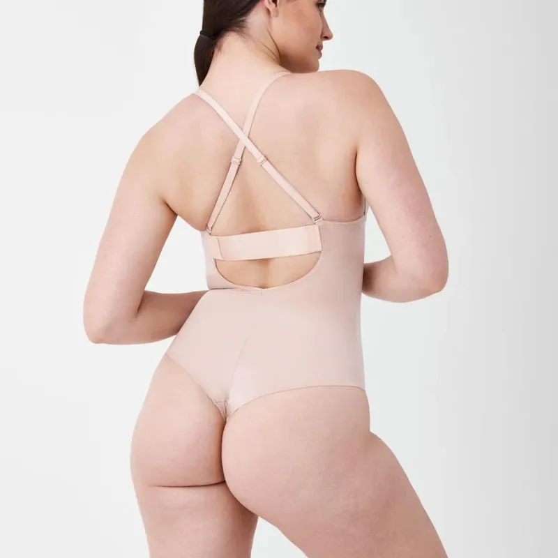 Spanx Suit Your Fancy Shaping Plunge Low-Back Thong Bodysuit
