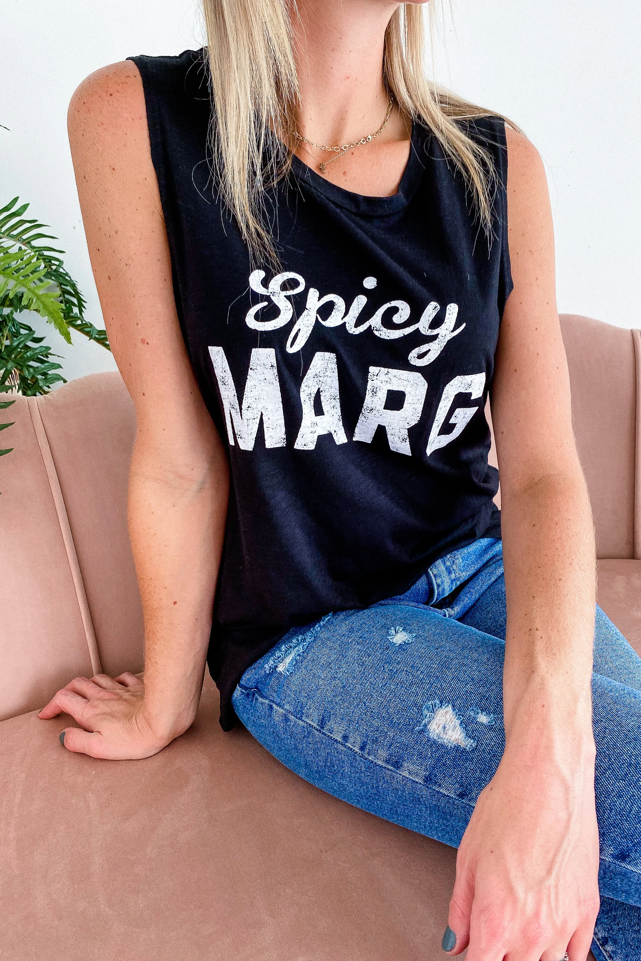 Spicy Marg Graphic Muscle Tank | FINAL SALE