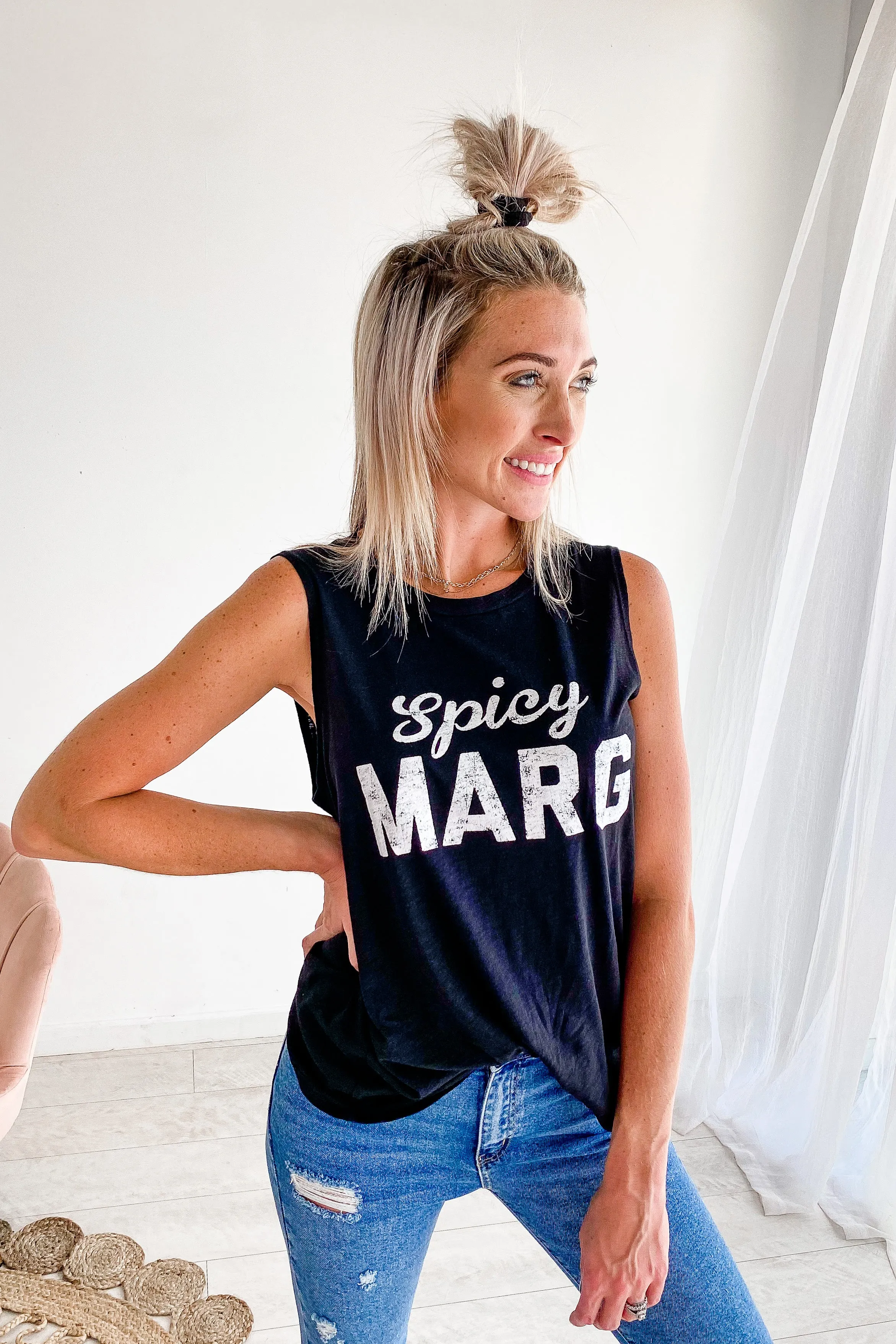 Spicy Marg Graphic Muscle Tank | FINAL SALE
