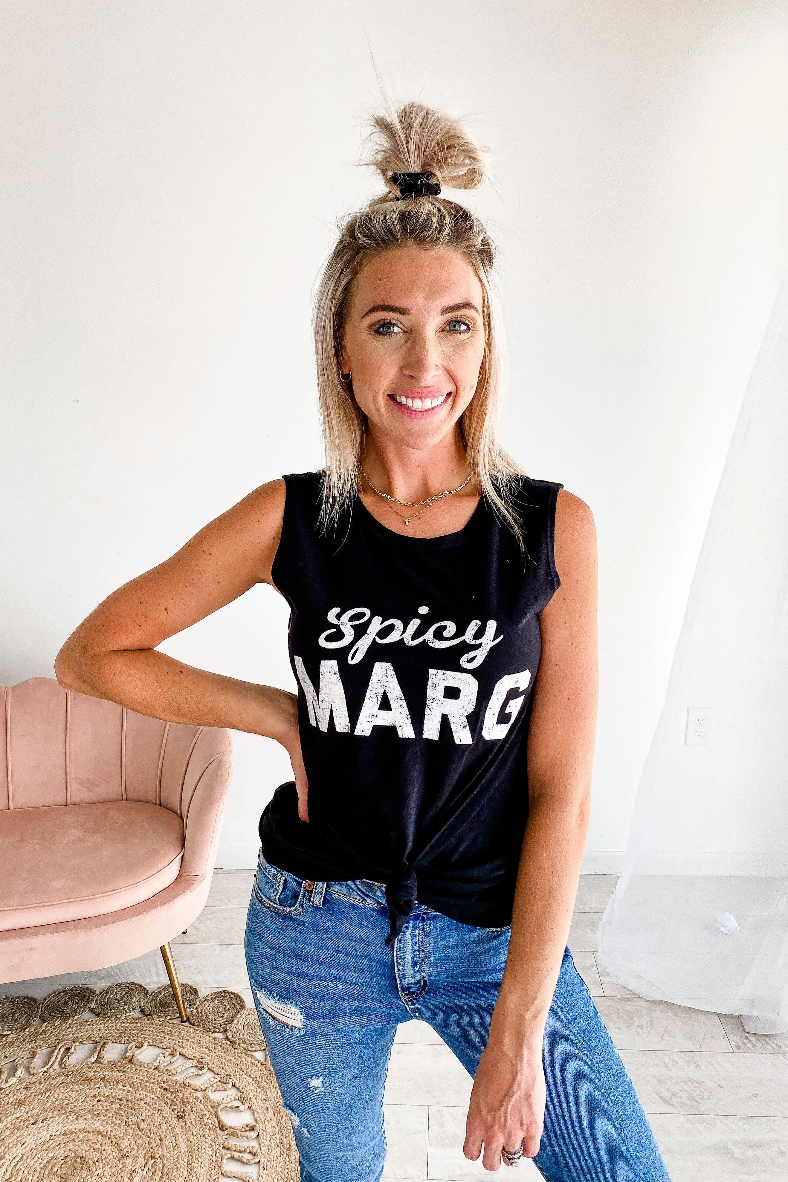 Spicy Marg Graphic Muscle Tank | FINAL SALE