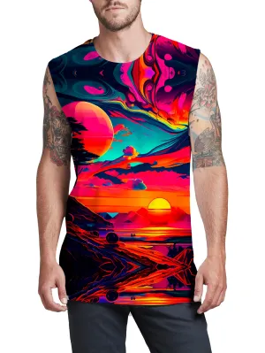 Sunset Melt Men's Muscle Tank