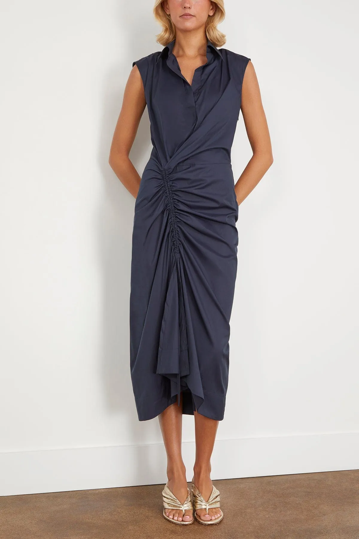 Sylvie Dress in Navy