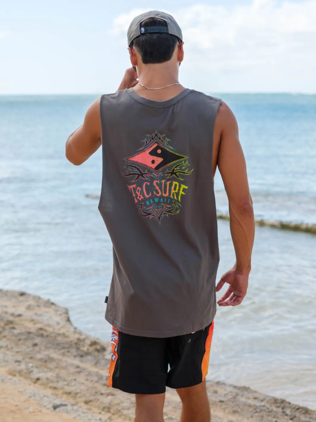 T&C Surf Australia Diamond Muscle Tee
