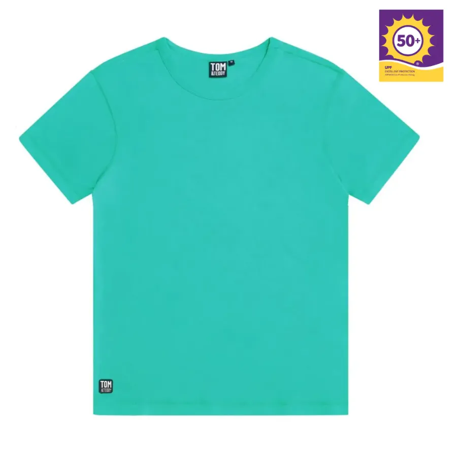 Tom & Teddy Mens Rash Tops Short Sleeves SMGSS - Spearmint
