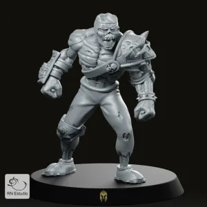 Undead Eternals Zombie Lineman 6 Miniature