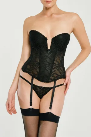 Va Bien Low Plunge Soiree Bustier